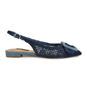 Jasser Woven Slingback Flats