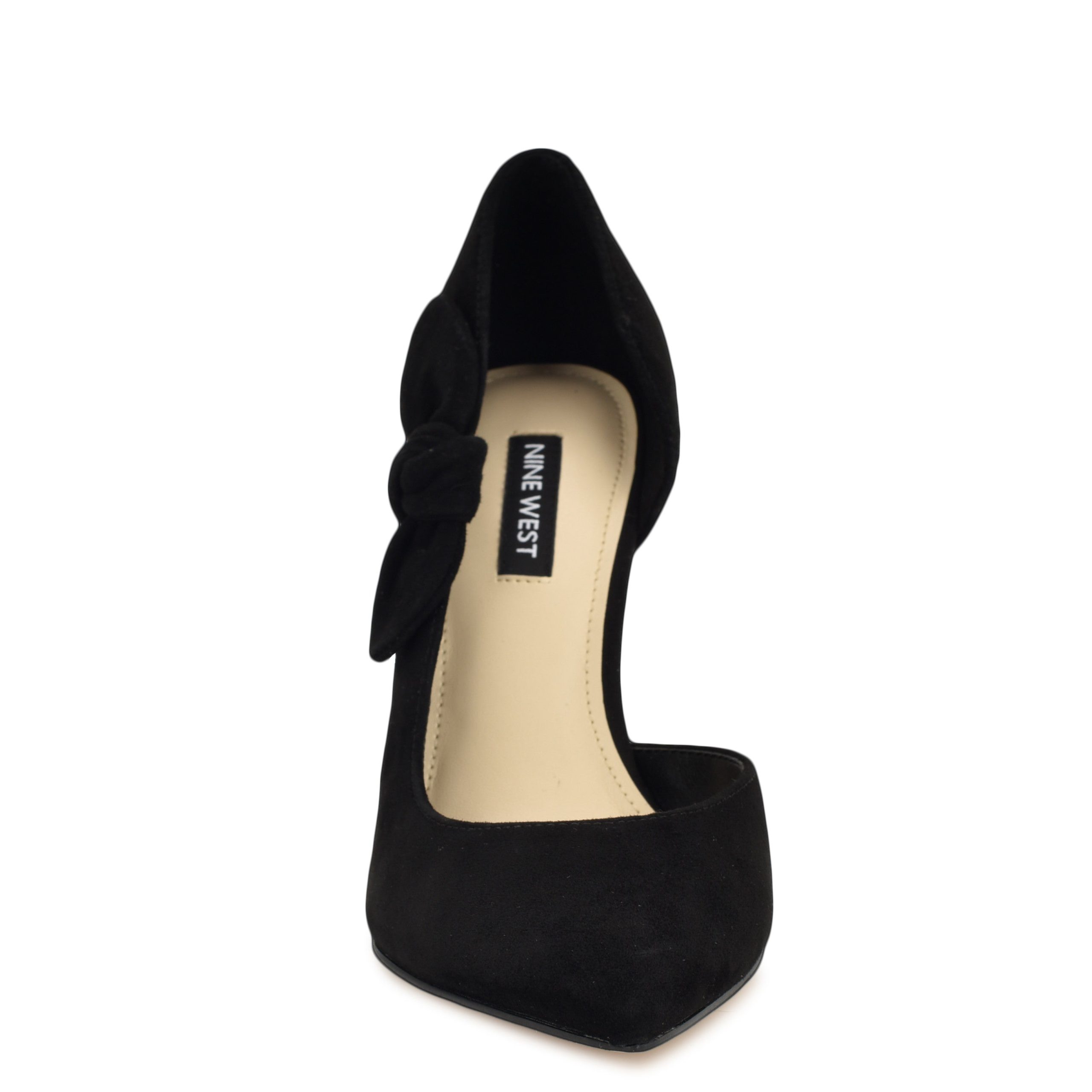 Fhalon Bow d'Orsay Pointy Toe Pumps - Image 3