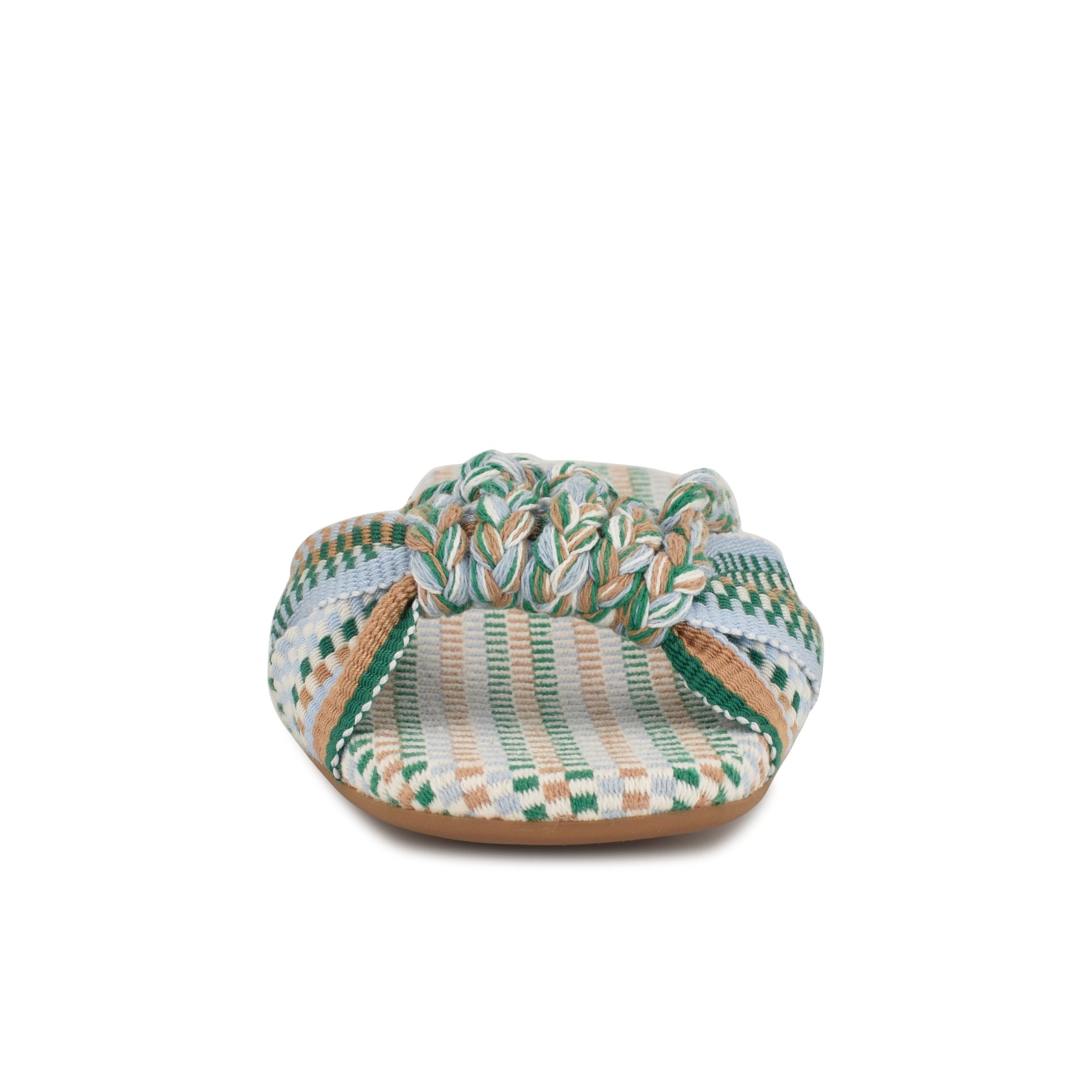 Lalta Knotted Flat Slide Sandals - Image 3