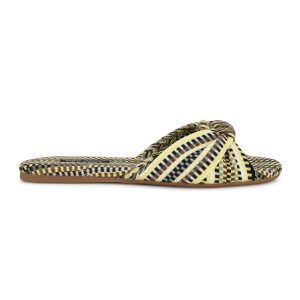 Lalta Knotted Flat Slide Sandals
