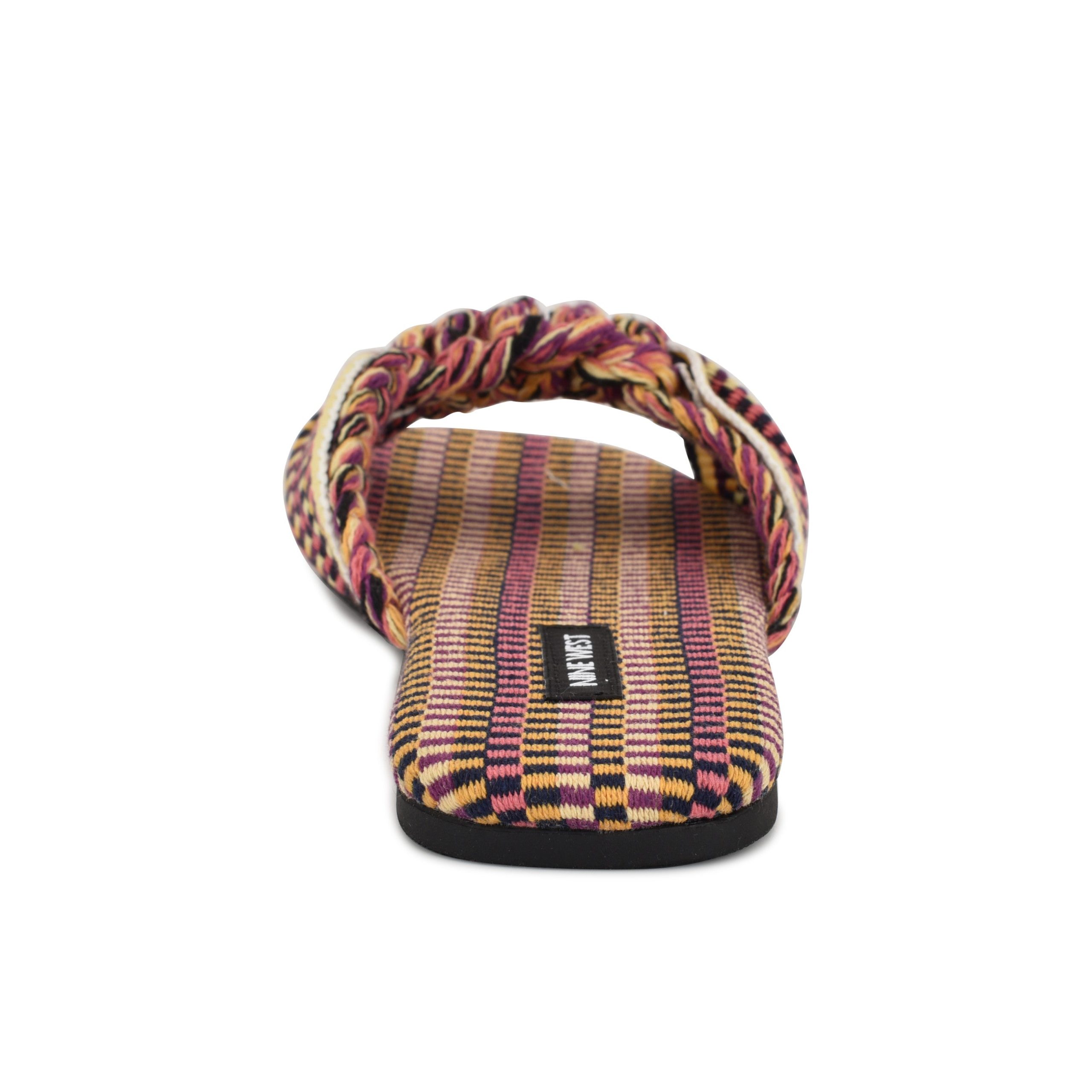 Lalta Knotted Flat Slide Sandals - Image 4