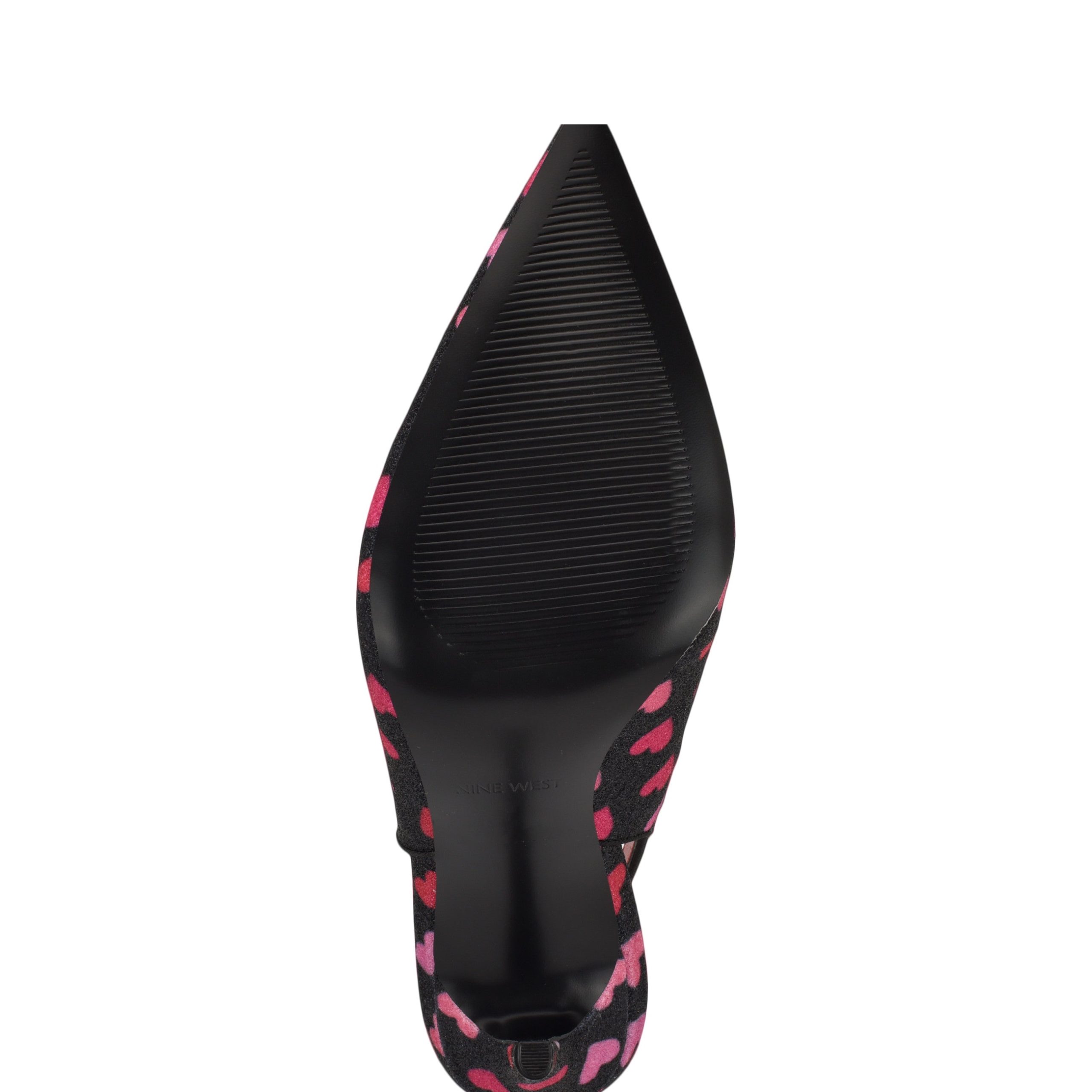 Feather Pointy Toe Slingback Pumps - Image 5