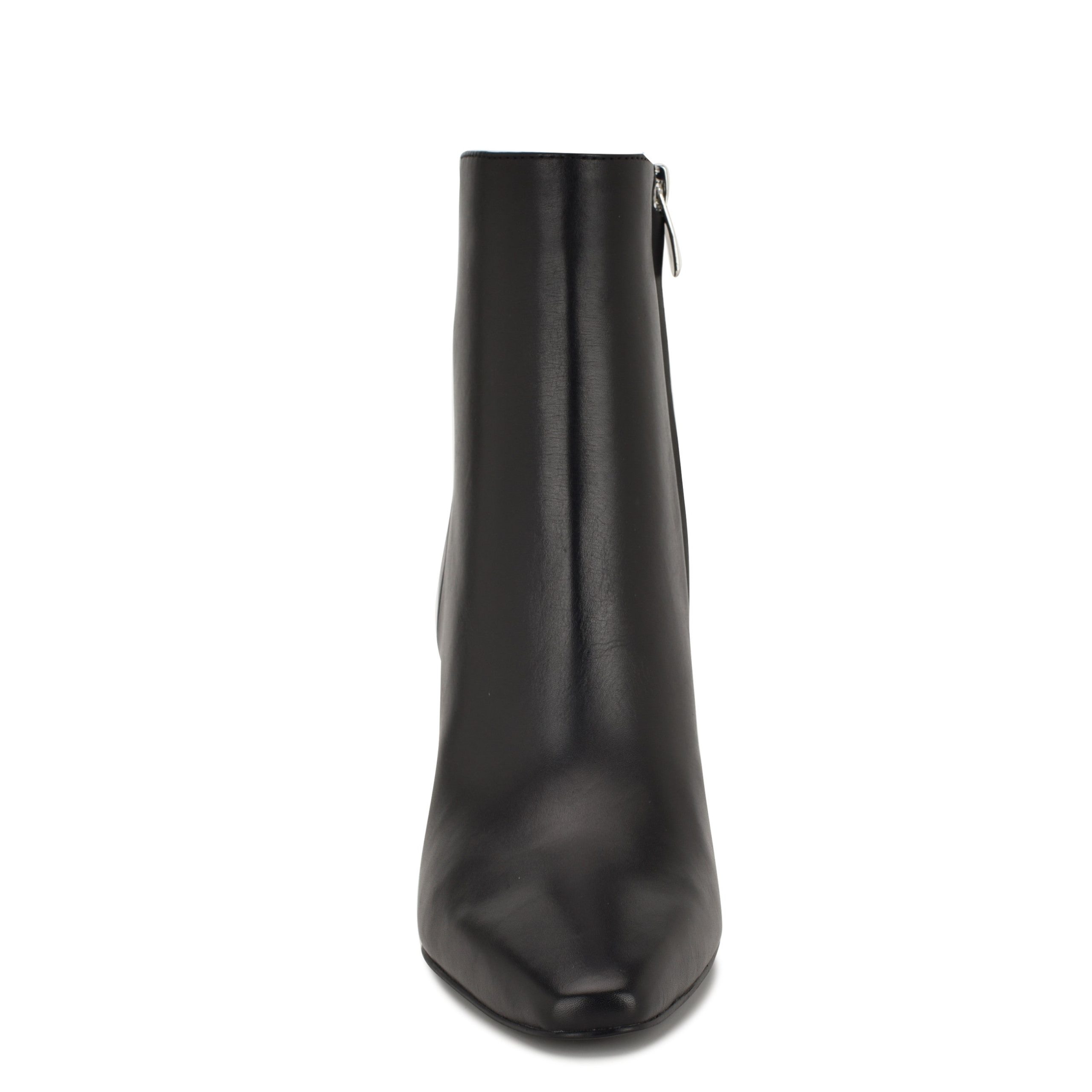 Reraye Block Heel Ankle Leather Booties - Image 3