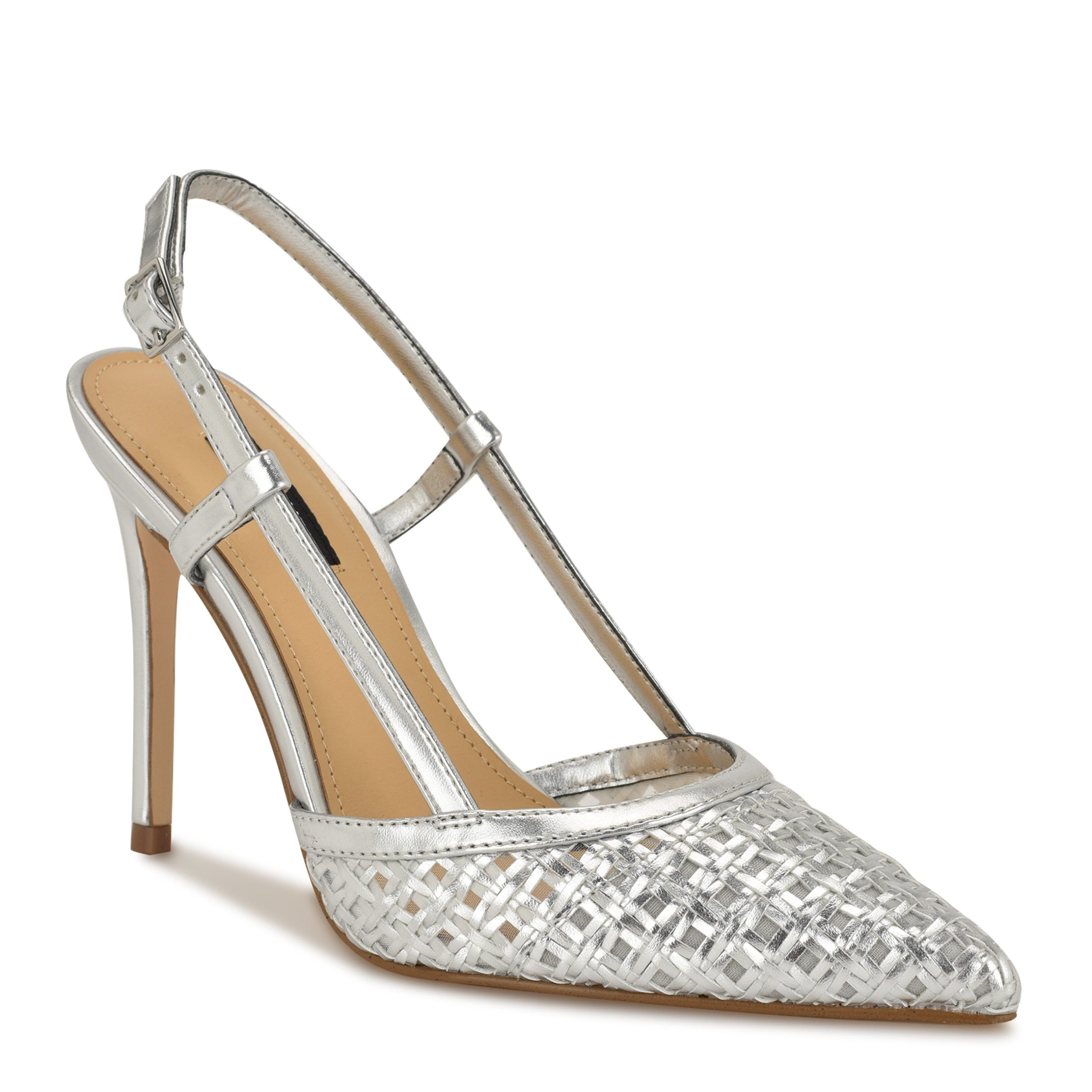 Floree Woven Slingback Pumps - Image 2