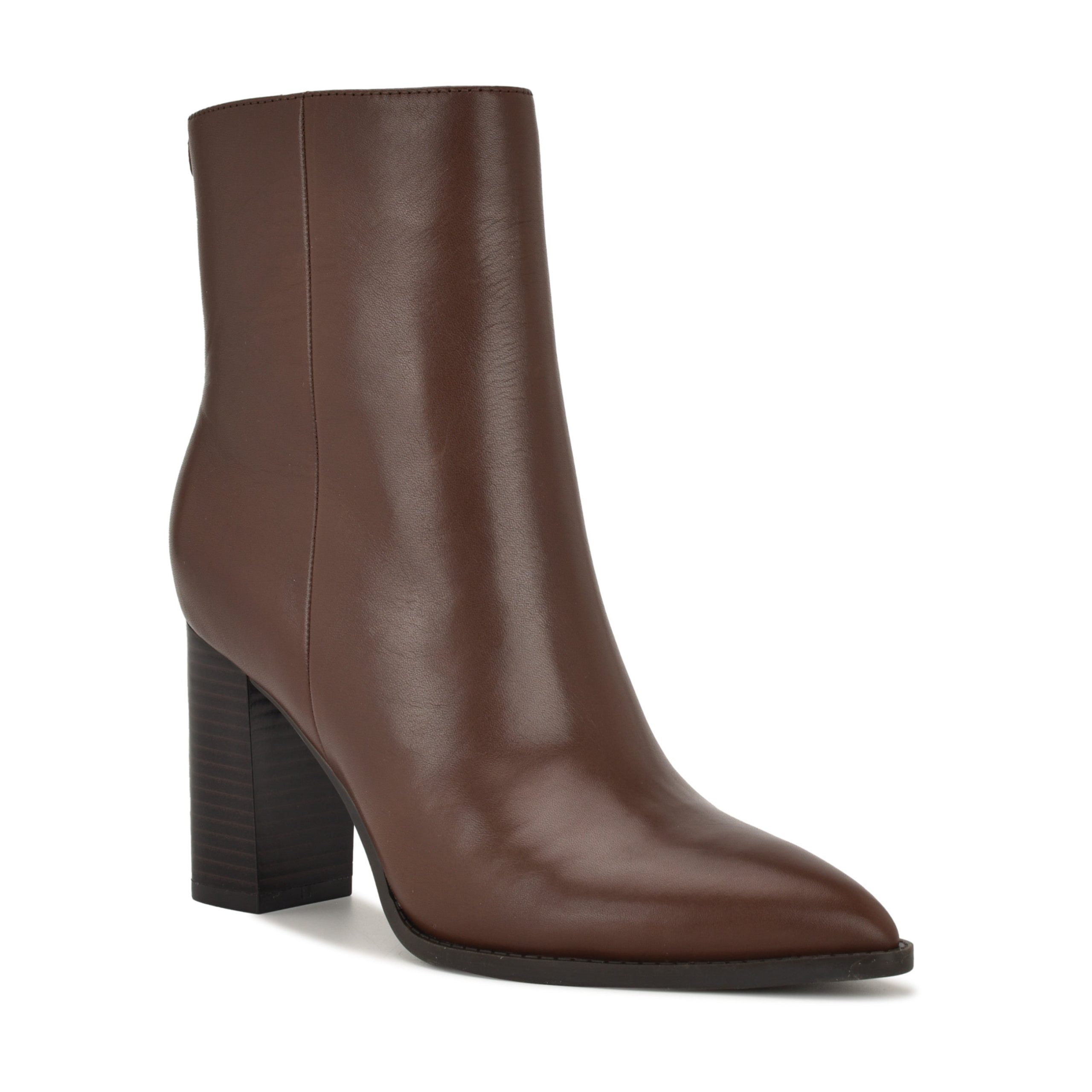 Tessay 9x9 Block Heel Leather Booties - Image 2