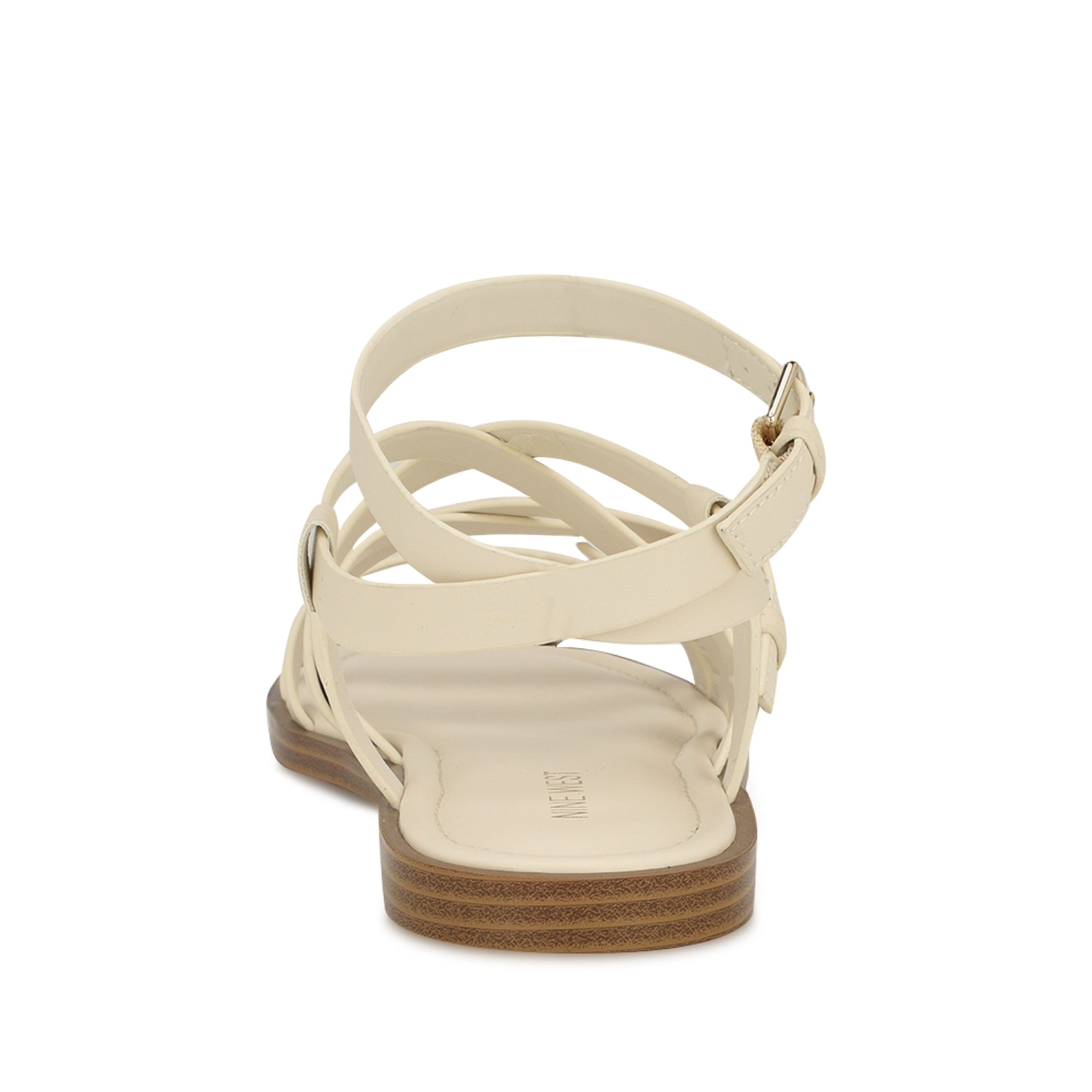 Rulen Flat Strappy Sandals - Image 4