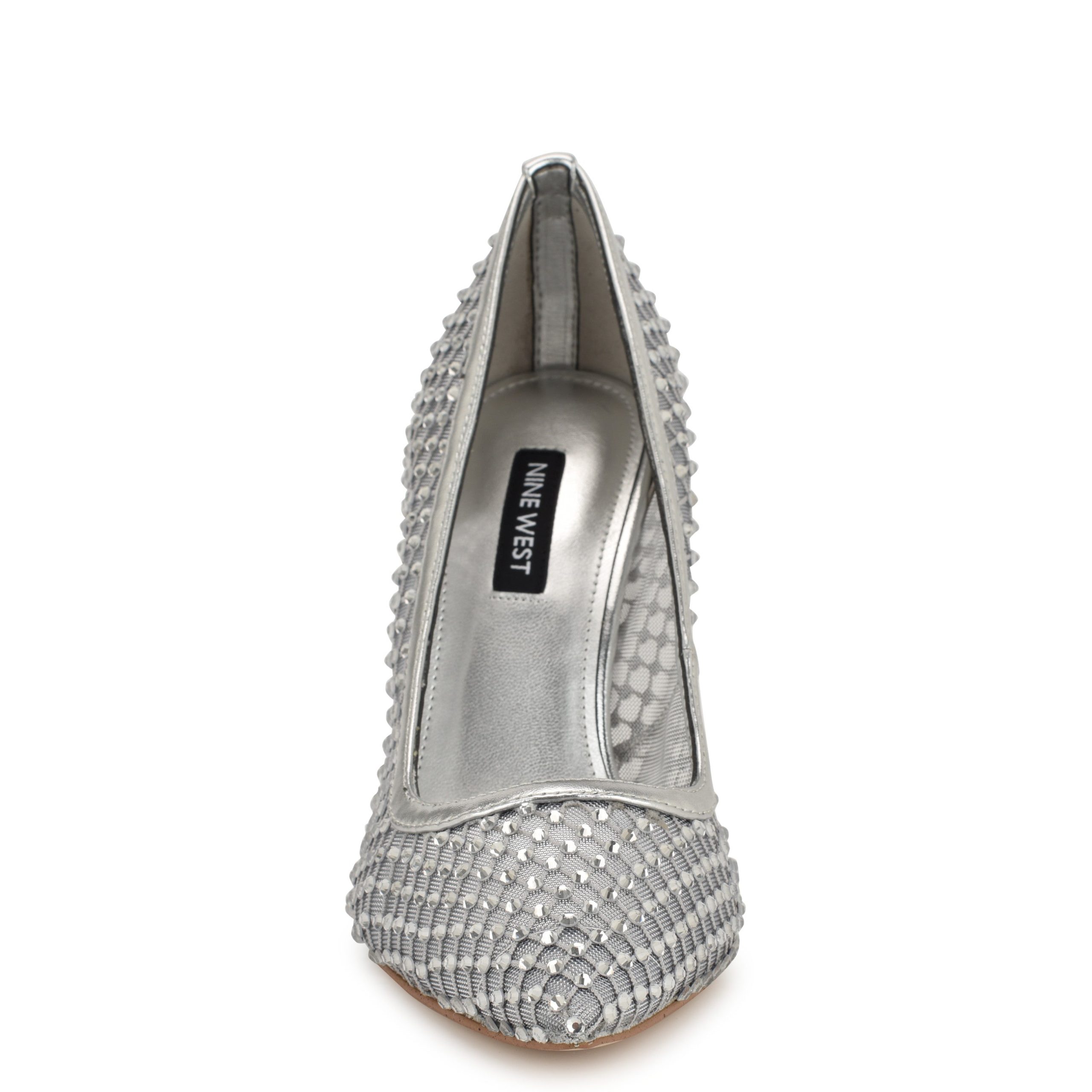 Freshe Rhinestone Mesh Pumps - Image 3