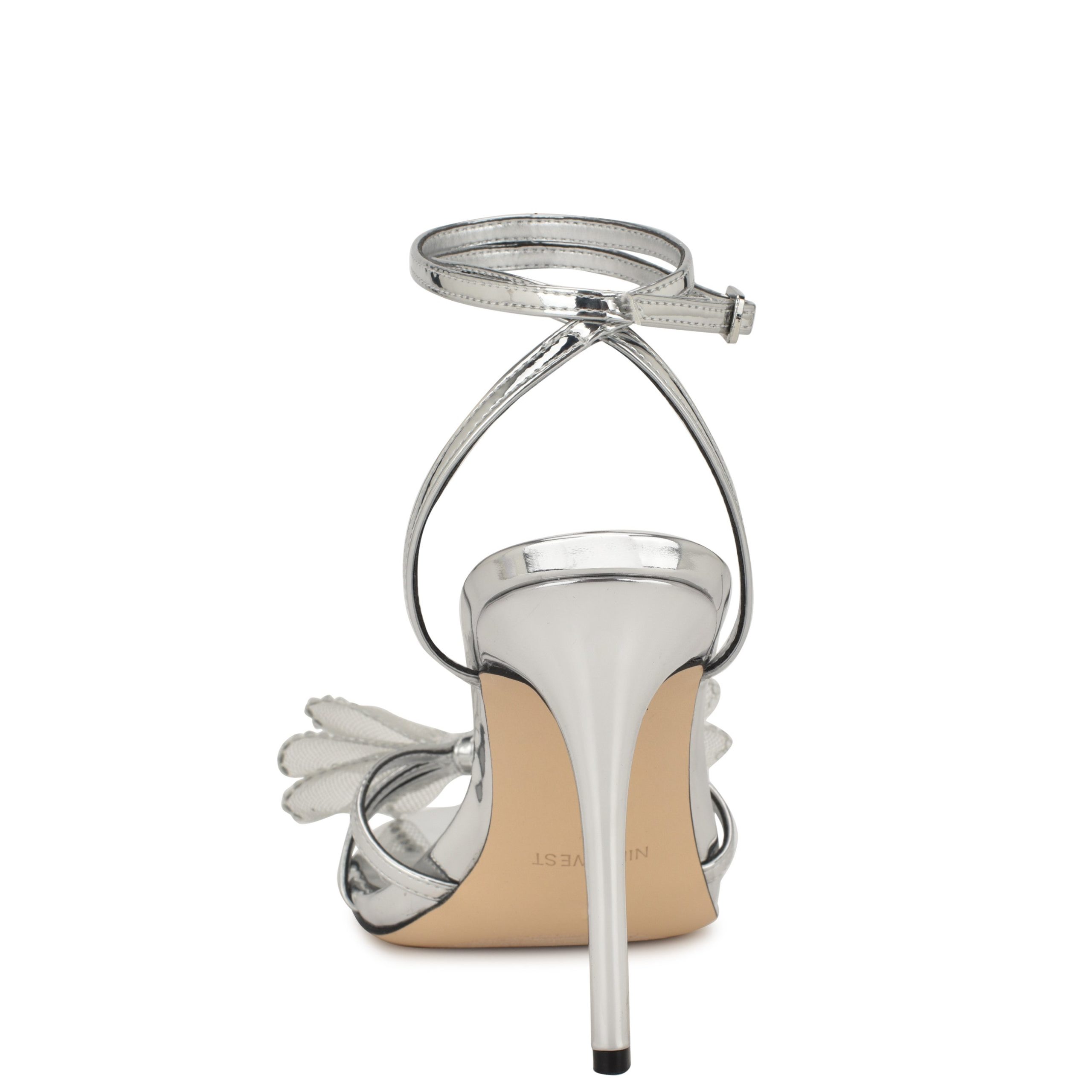 Minky Bow Heeled Sandals - Image 4