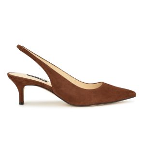 Nataly Leather Slingback Pumps