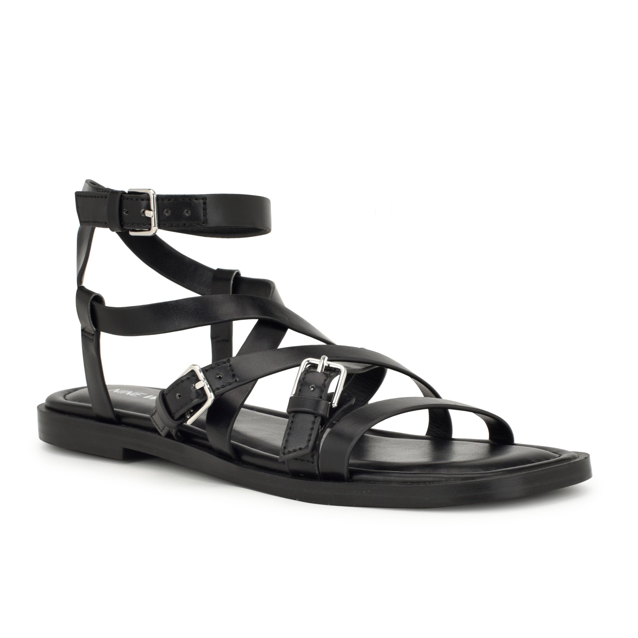Rulen Flat Strappy Sandals - Image 2