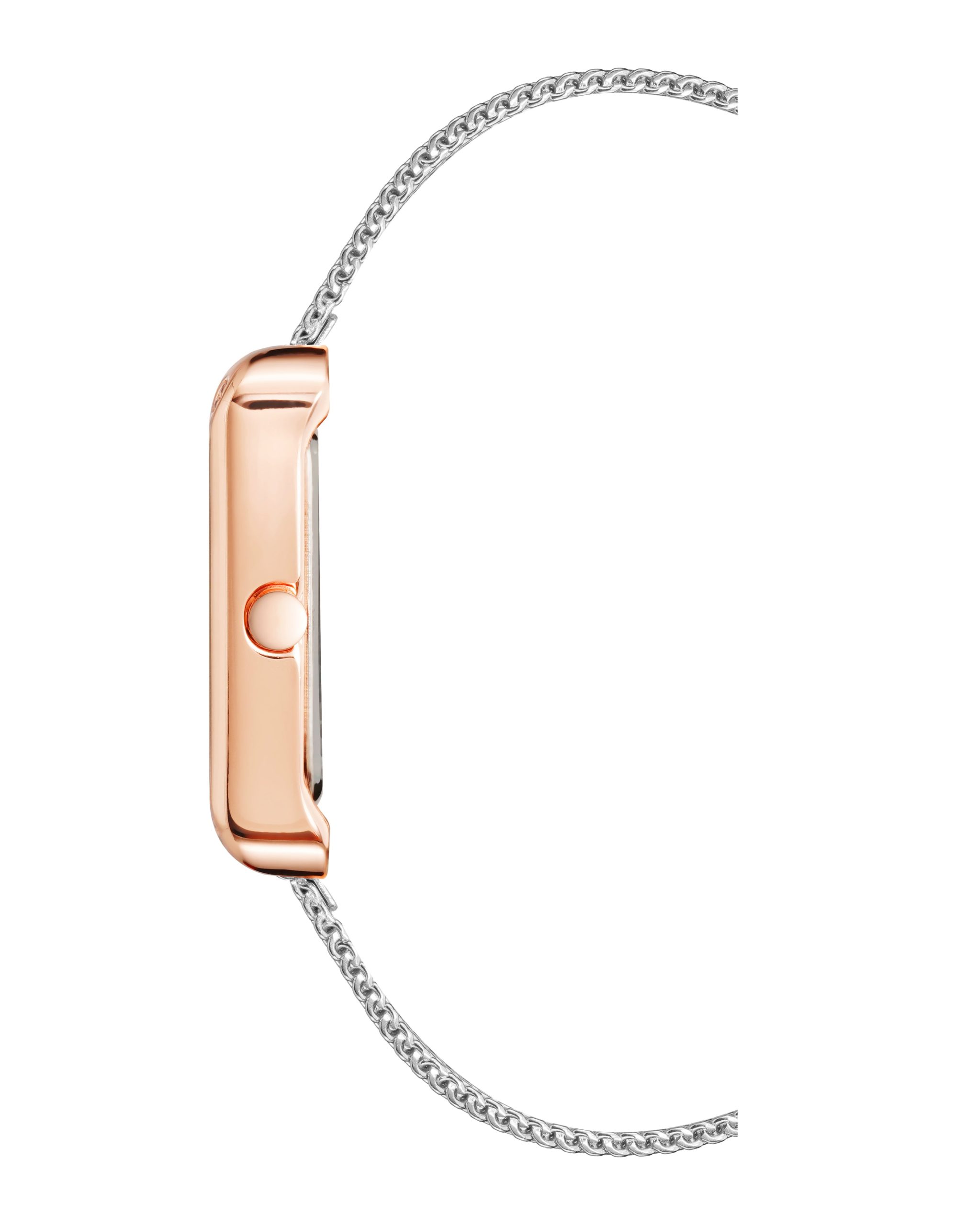 Rectangular Case Mesh Bracelet Watch - Image 2