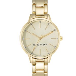 Crystal Accented Bracelet Watch