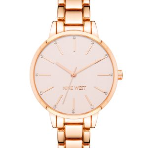 Crystal Accented Bracelet Watch