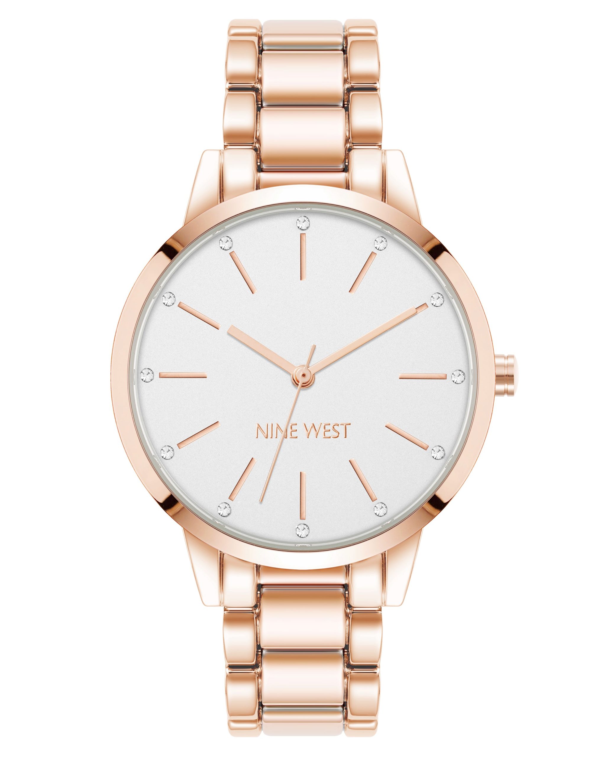 Crystal Accented Bracelet Watch