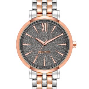 Glitter Accented Dial Watch