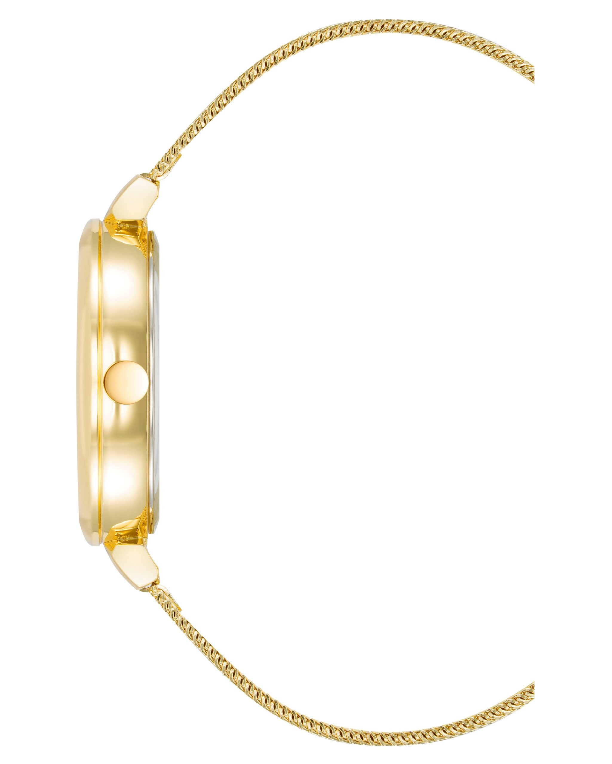 Floral Dial Mesh Bracelet Watch - Image 3