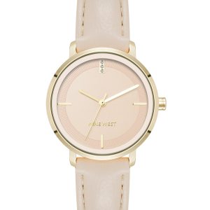 Crystal Accented Dial Strap Watch