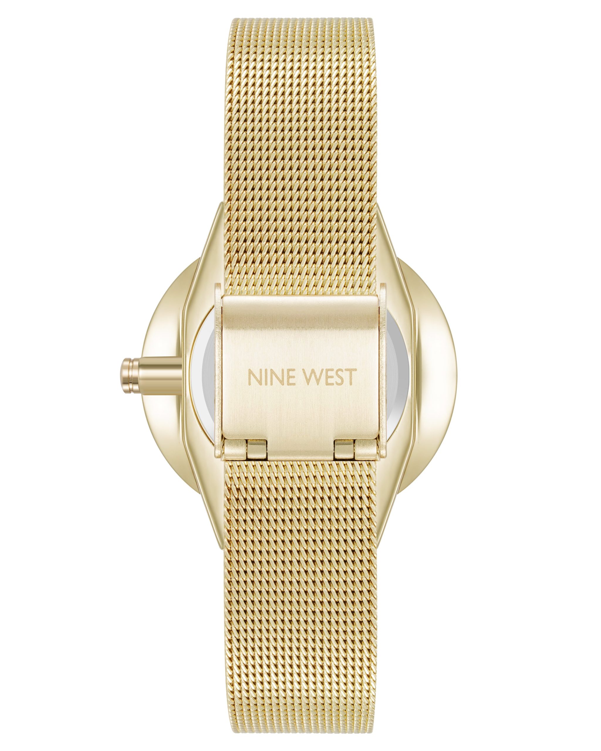 Round Case Mesh Bracelet Watch - Image 2