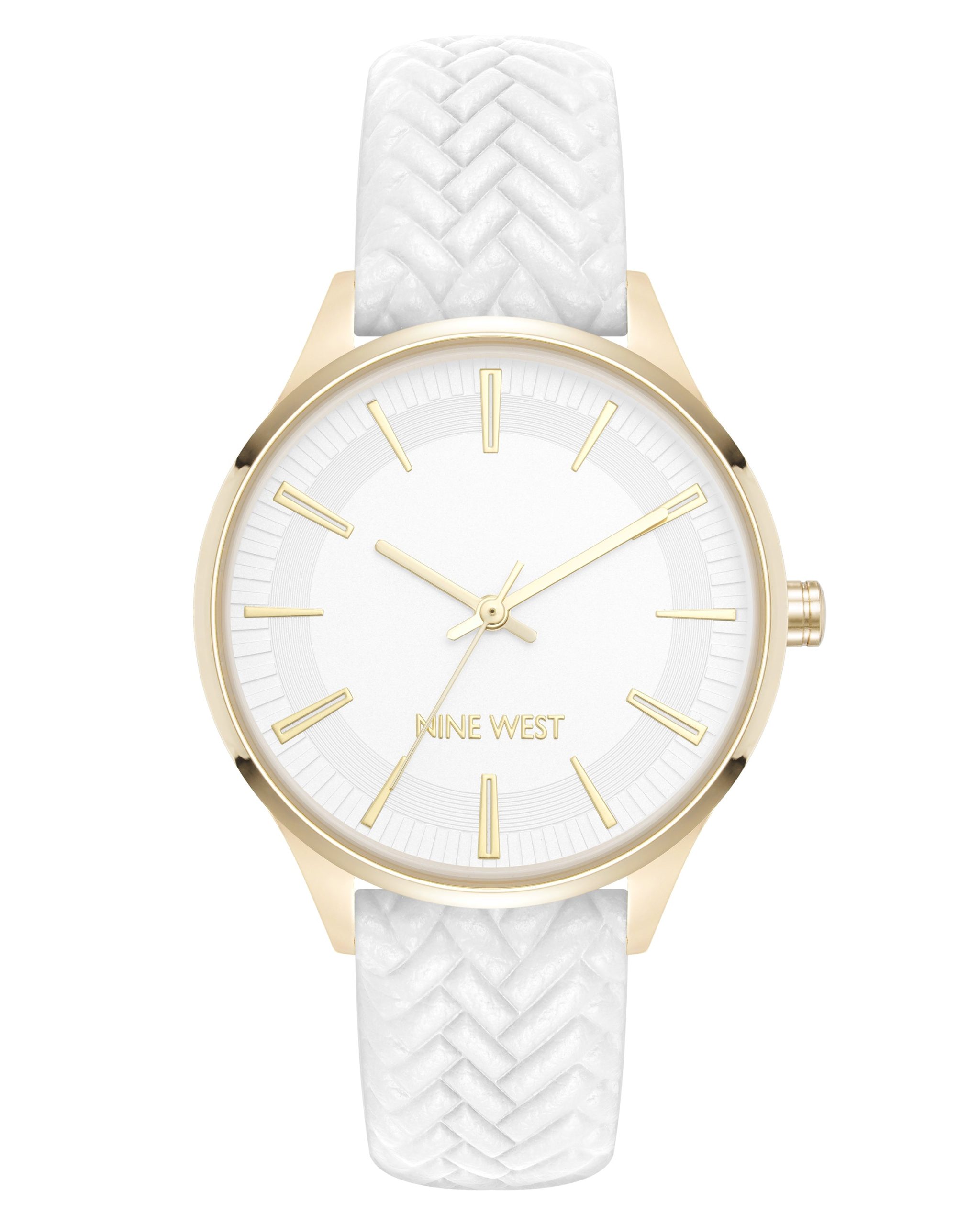 Chevron Pattern Strap Watch