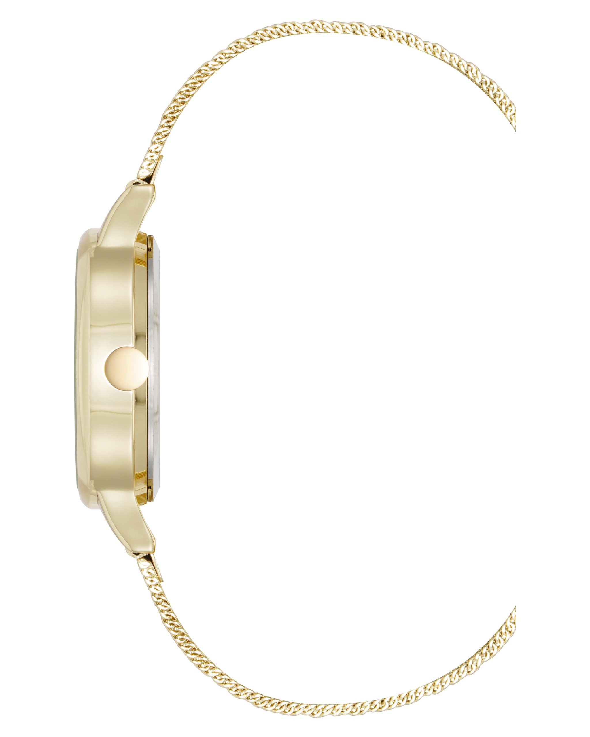 Crystal Accented Dial Mesh Watch - Image 3