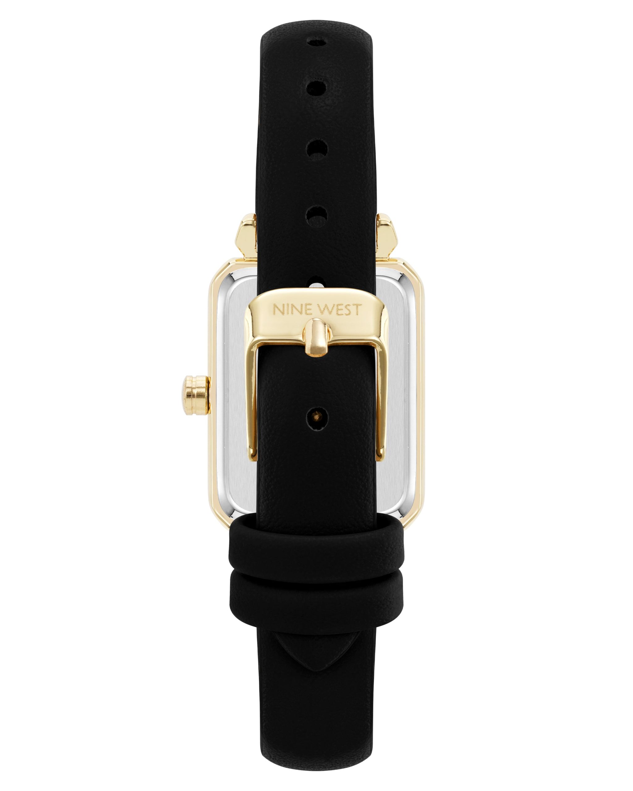 Petite Rectangular Case Strap Watch - Image 2