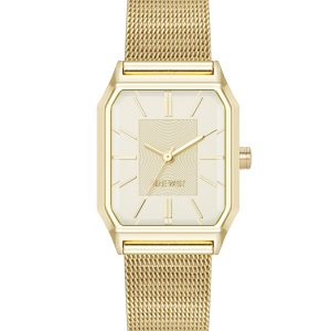 Octagonal Case Mesh Bracelet Watch