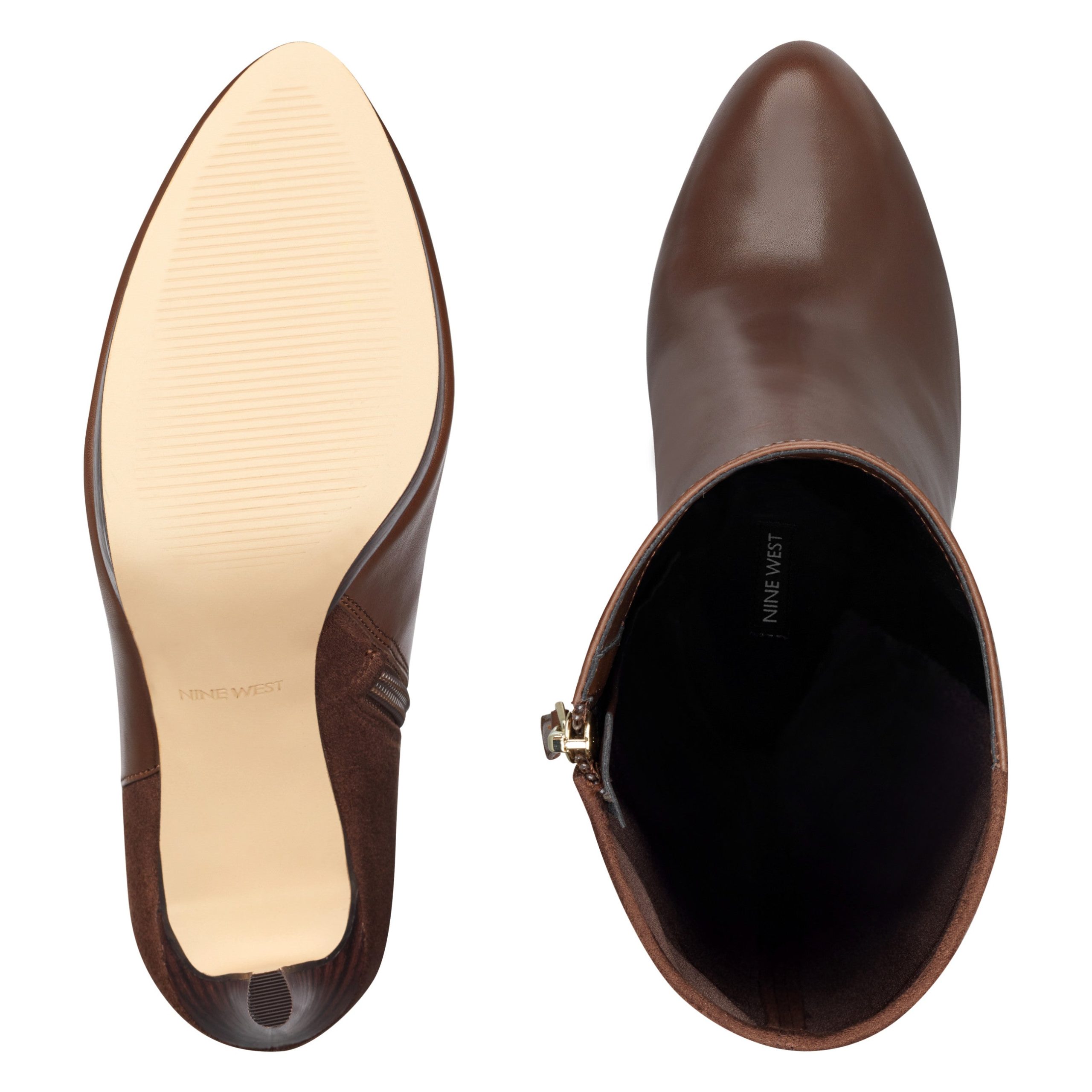 Quizme Wide Calf Platform Leather Boots - Image 6