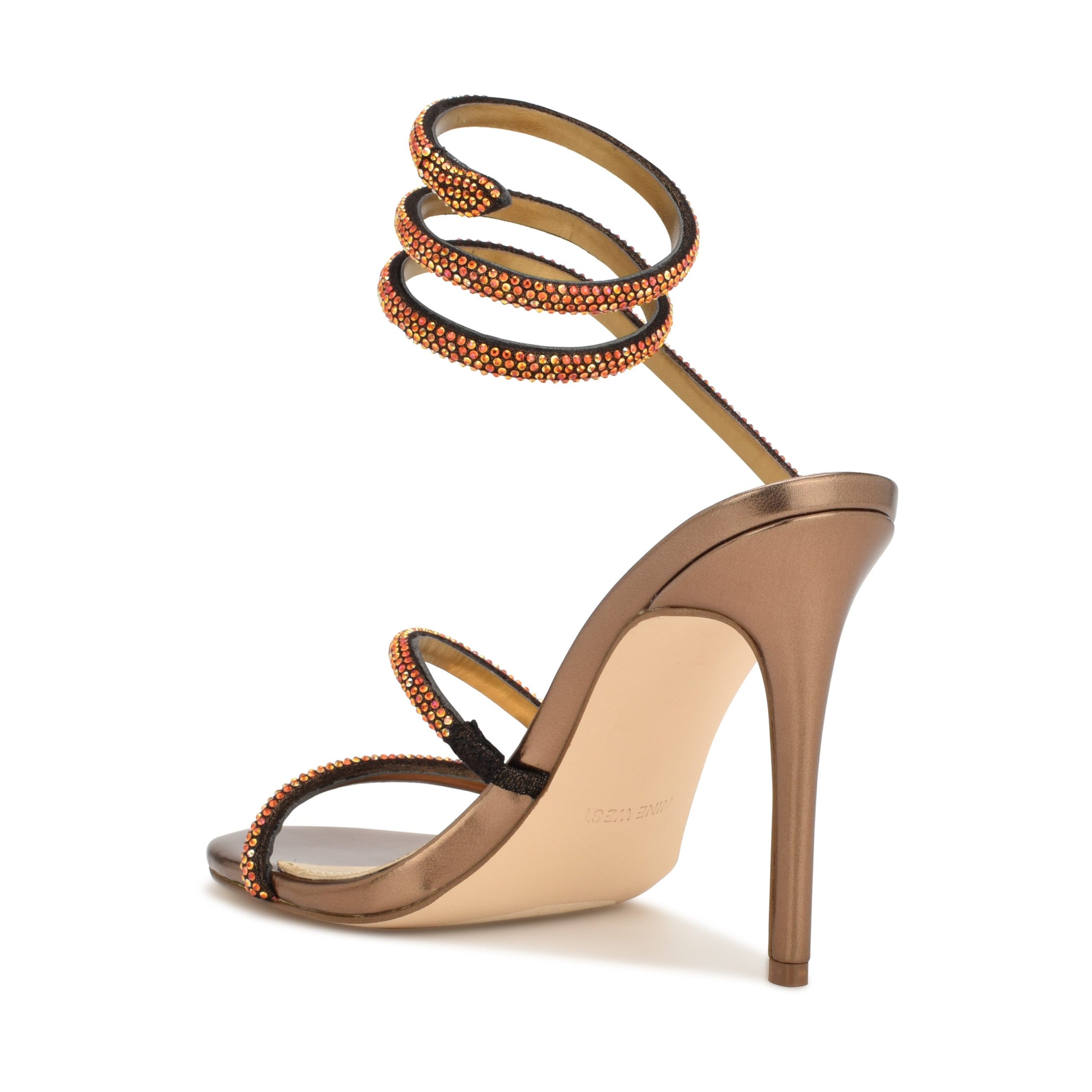 Maskil Ankle Wrap Heeled Sandals - Image 3