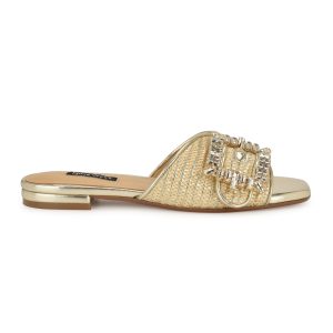 Laniey Flat Slide Sandals