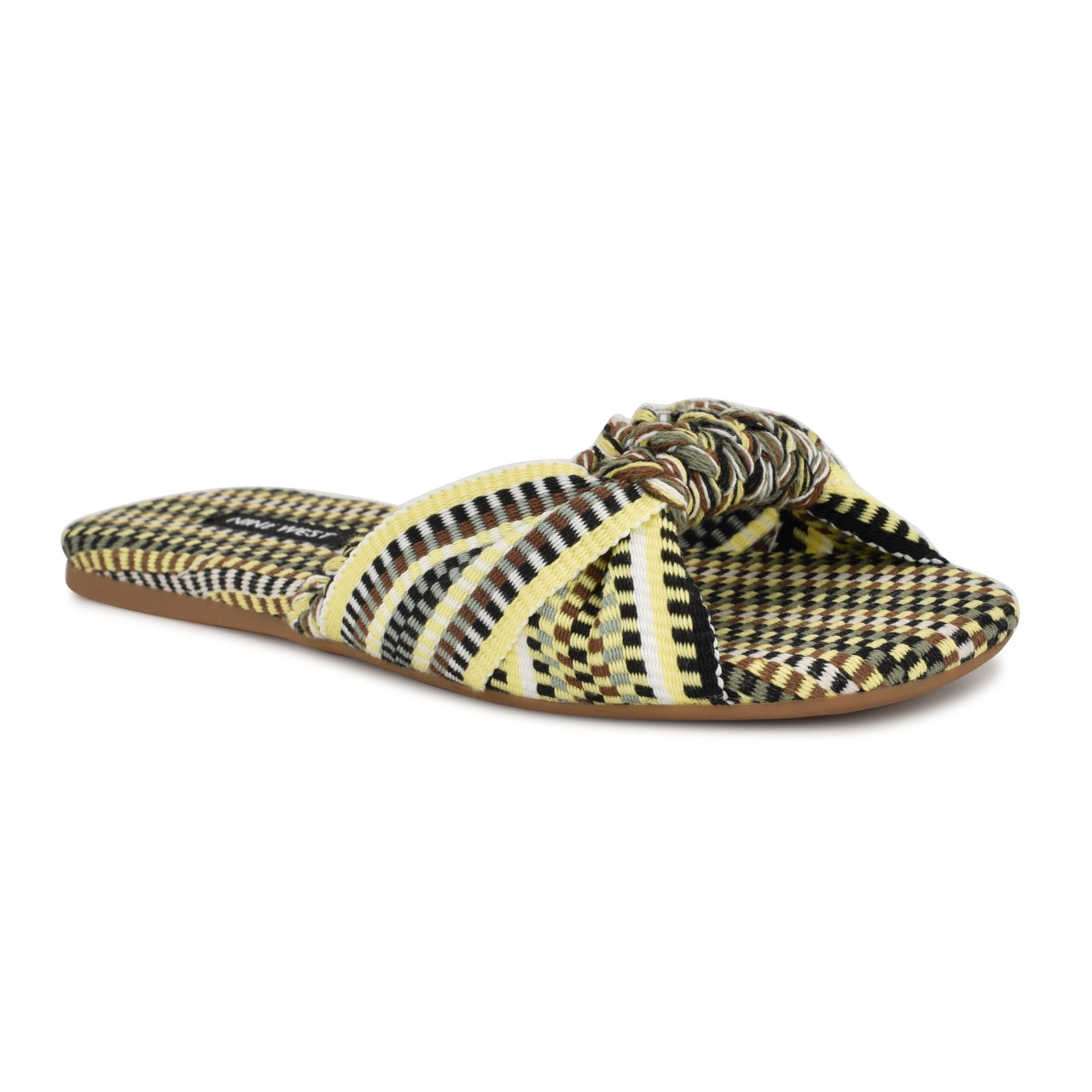 Lalta Knotted Flat Slide Sandals - Image 2