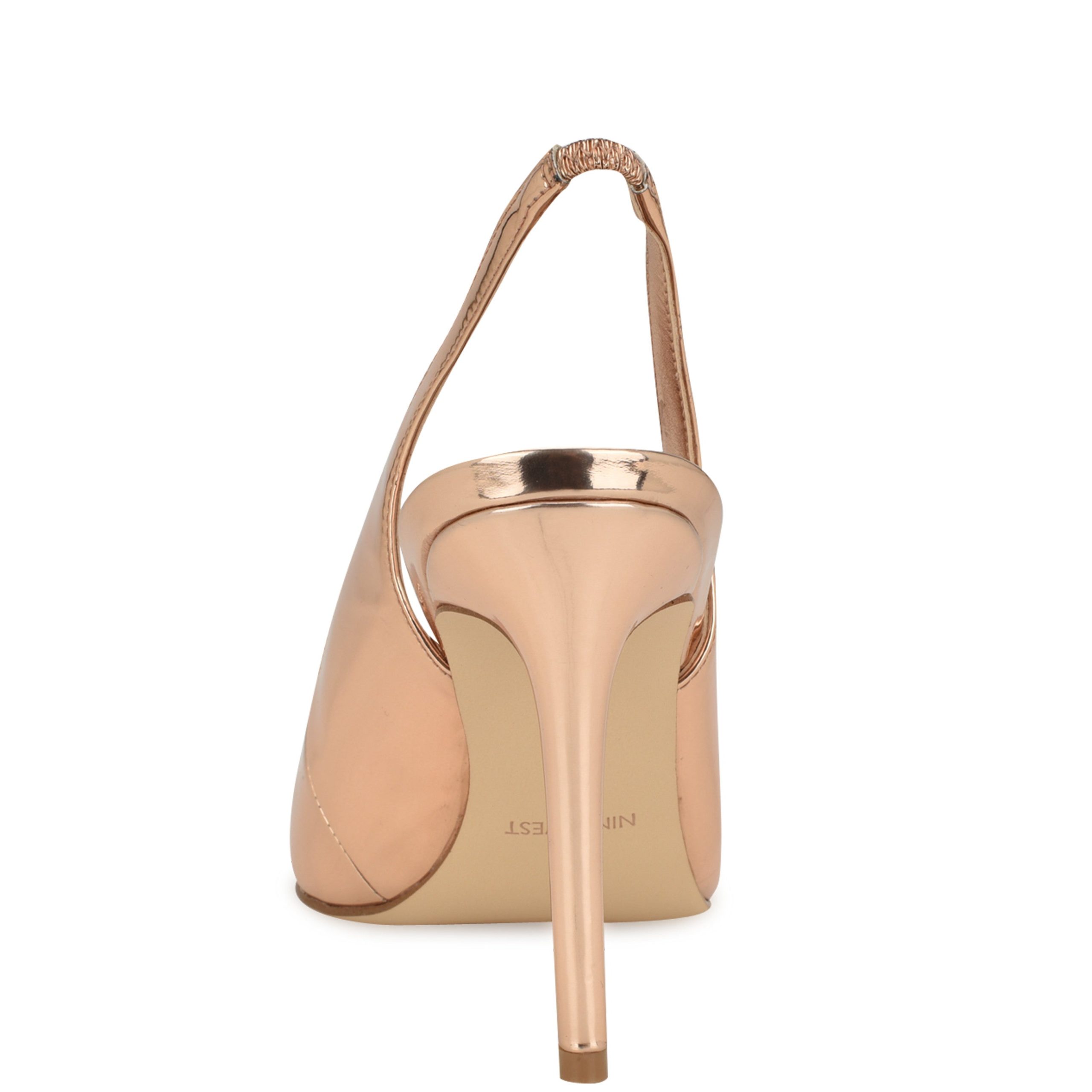 Feather Pointy Toe Slingback Pumps - Image 4