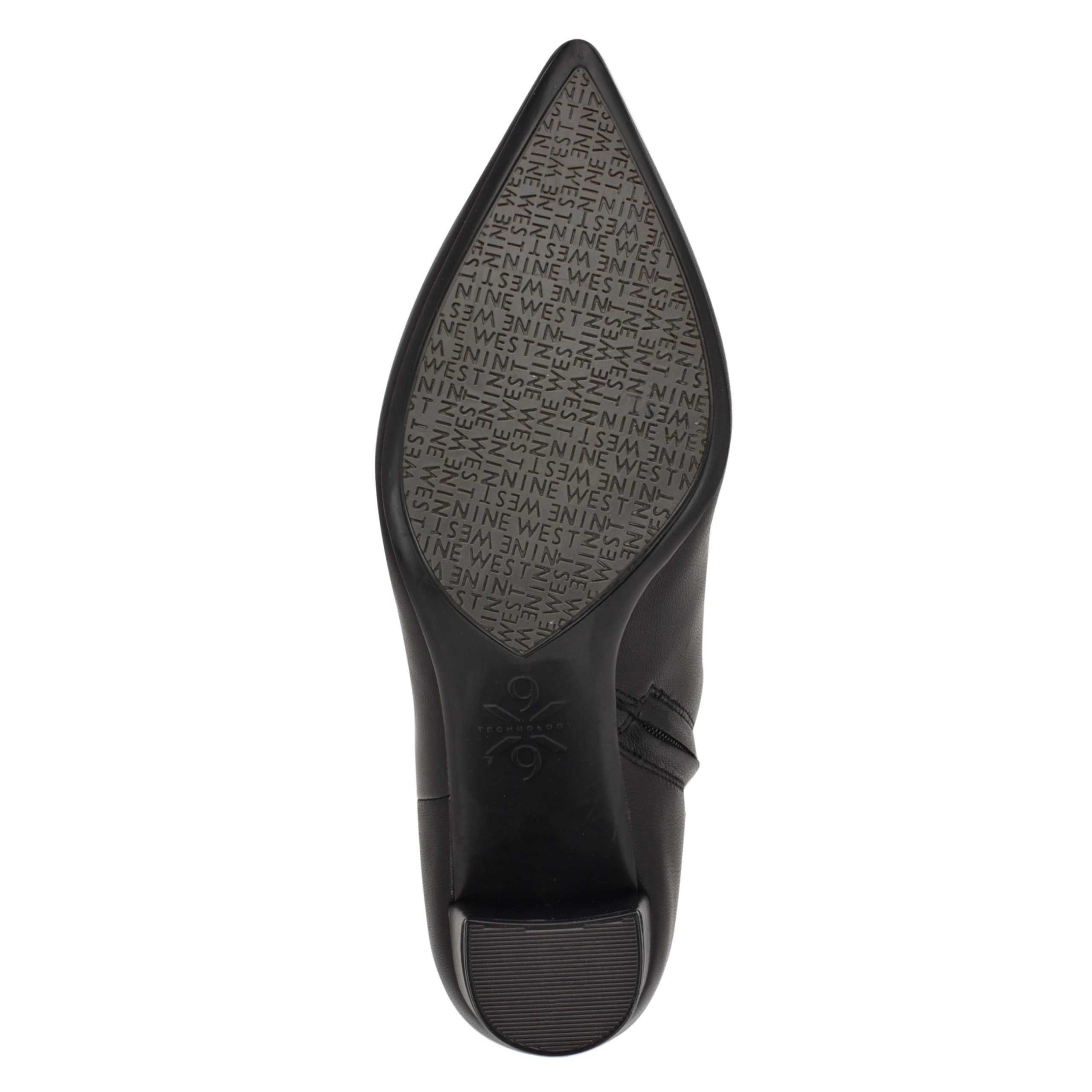 Lorela 9X9 Block Heel Leather Booties - Image 5